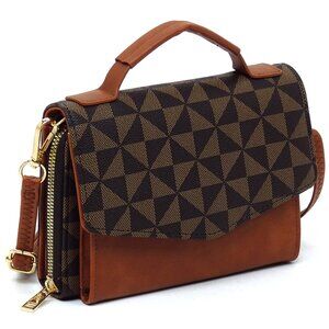 Monogram Mini Satchel - Crossbody Bag